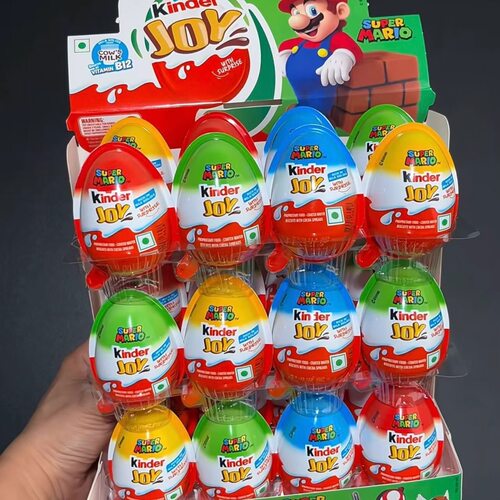 健达奇趣蛋kinder超级马里奥联名款巧克力蛋玩具盲盒零食礼物