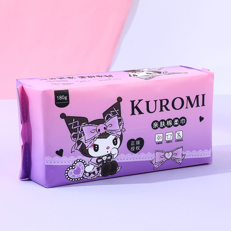 三丽鸥棉柔巾洁面巾抽取式洗脸巾