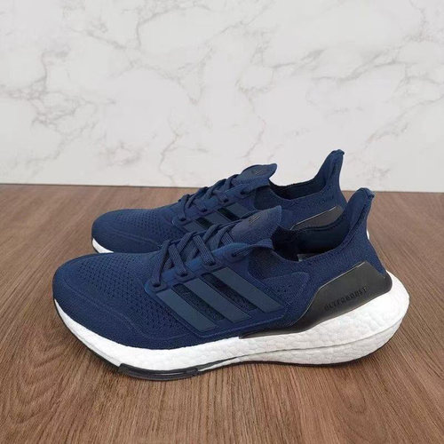 正品Adidas阿迪达斯BOOST男子网面透气舒适减震休闲运动鞋 FY0350