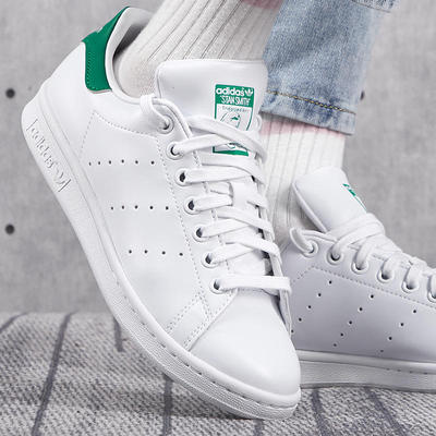 正品Adidas阿迪达斯三叶草男女时尚百搭小白鞋休闲运动板鞋FX5502