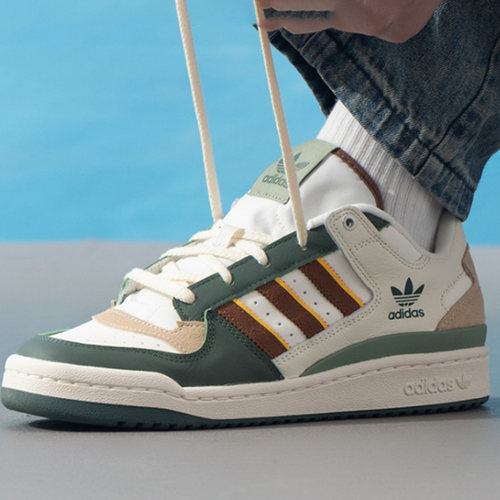 正品Adidas三叶草FORUM LOW CL男女款经典复古百搭休闲板鞋JP9966