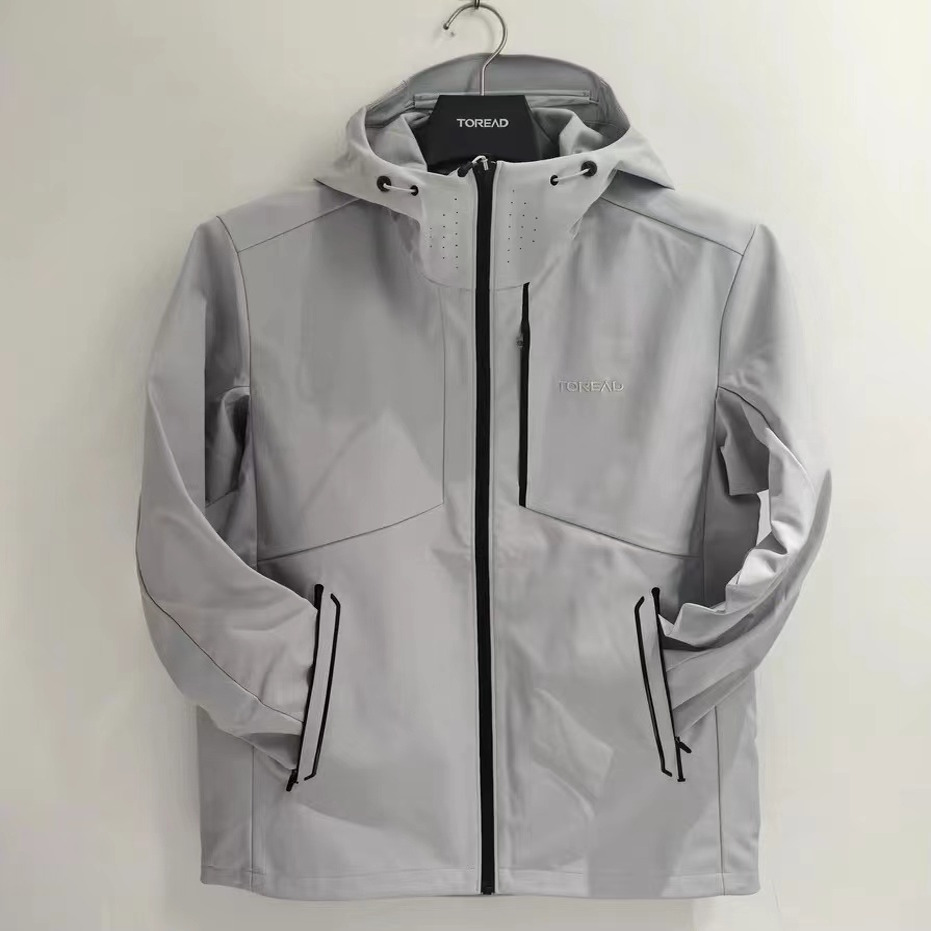 探路者软壳衣男款秋冬海豹仿生户外防水防风保暖外套TAEEAM91089