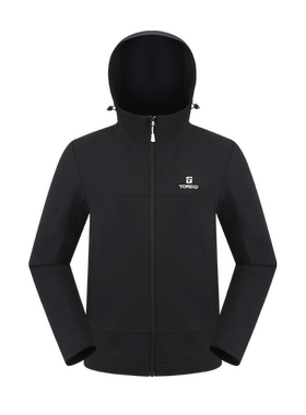 探路者25新款秋冬男式软壳防风防水保暖透气防风外套 TAEEAN91271