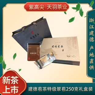 【新包装】2025新茶紫高尖建德苞茶明前绿茶250g绿茶翠苞特级礼盒