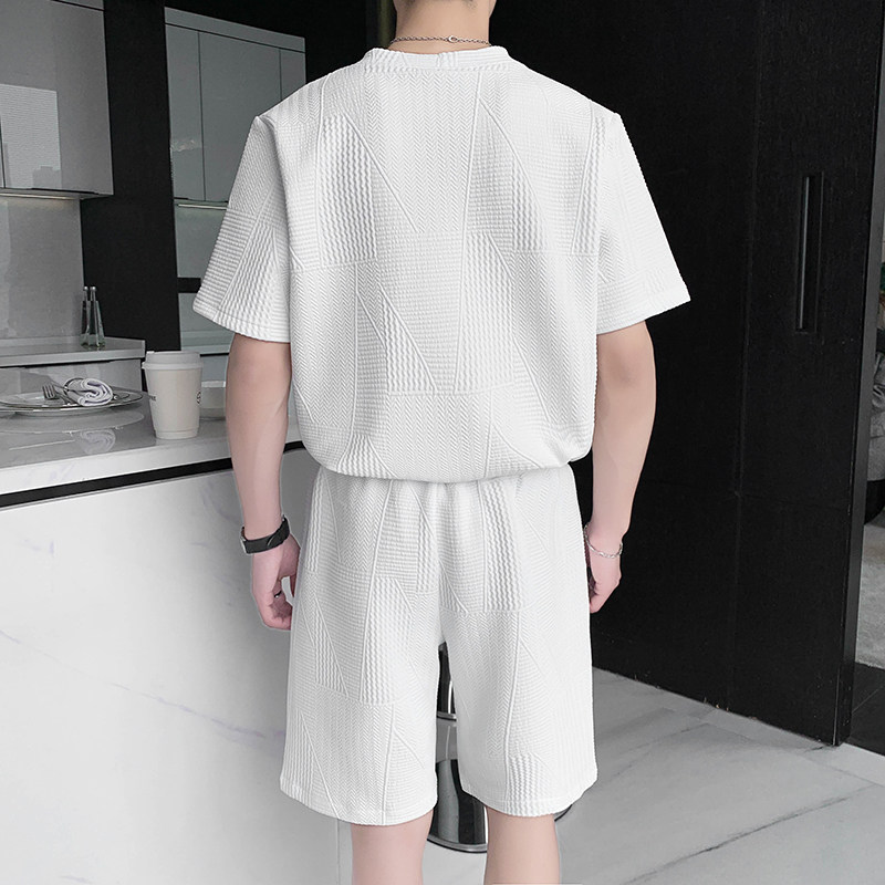 夏季款短袖男士休闲运动套装P110,男装T恤,星座407-1