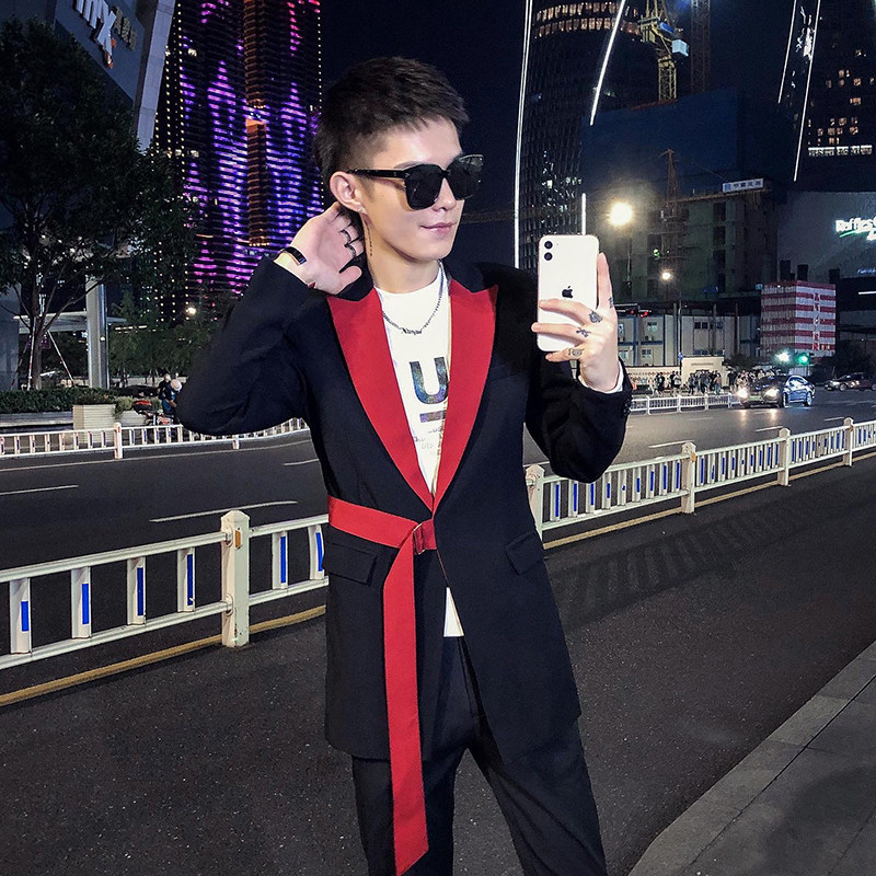 休闲长袖长款便服外套P155,女装短外套,星座407-1