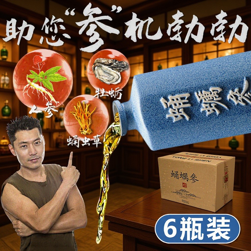 金唯然蛹蛎参养身酒500毫升33度