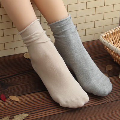 女士棉质松口袜不勒脚