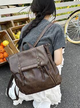 日系复古简约制服上课包2024新款