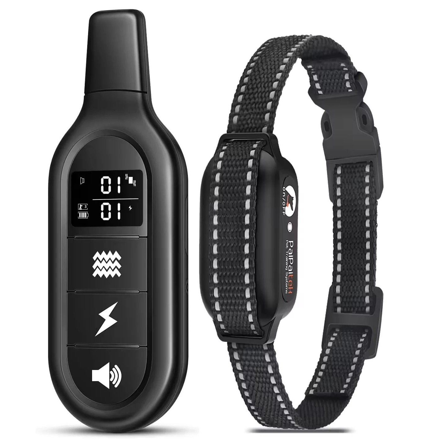 Electric Dog Training Collar Digital Rechargeable Remote Con