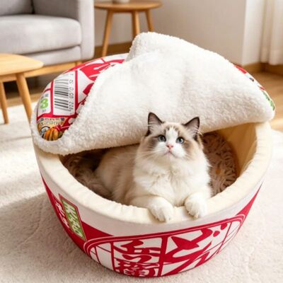 Pet Dog Cat House Kennel Super Large Instant Noodle Warm Dog