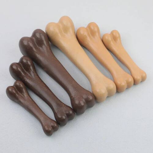 Indestructible Dog Bone Chew Toy Natural Non Toxic Puppy Che