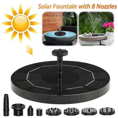 13/16/18cm Solar - Operated Fountain Pumps: Perfect for Gard