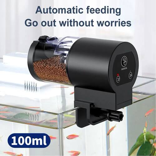 Automatic Fish Feeder With Timer IP66 Waterproof Auto Fish T