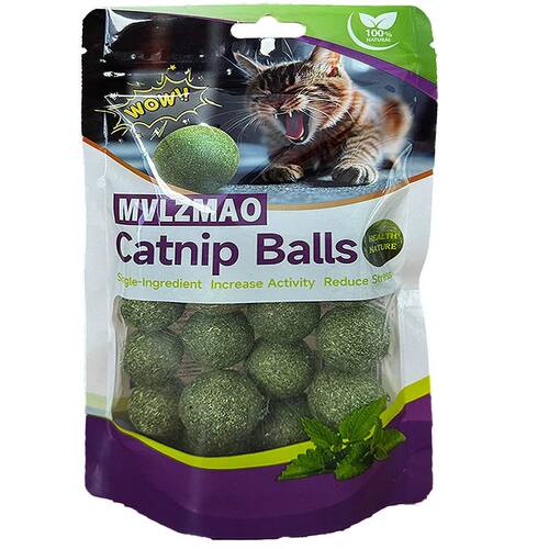 Mint Toys Edible Catnip Ball Safety Healthy Cat Catnip Cats