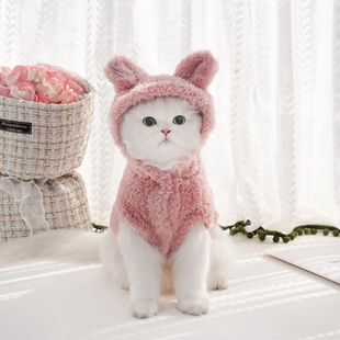 Hoodie Mediu Soft Small for Coat Cute Clothes Fleece Dog Pet