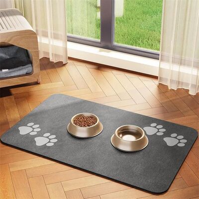 Heavy Duty Pet Feeding Mat 40x60/50x80cm Large Absorbent Non