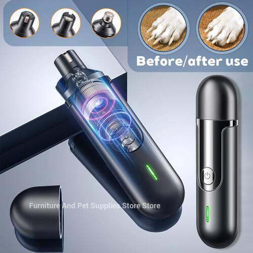 Electric Dog Nail Grinder Pet Nail Clipper USB Rechargeable
