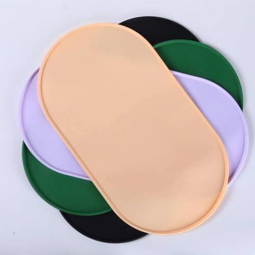 Portable Silicone Pet Bowl Mat Anti-slip Anti Overflow Pet F