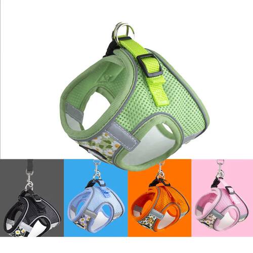 Pet Dog Harness No Pull Breathable Reflective Dog Harness an