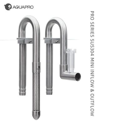 Mini Skimmer Stainless Steel Inlet Outlet Pipes Inflow Outfl
