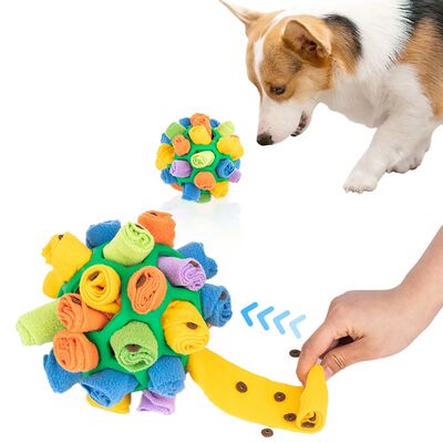 Dog Sniffing Ball Toy Pet  Food Slow Feeding Rubber B