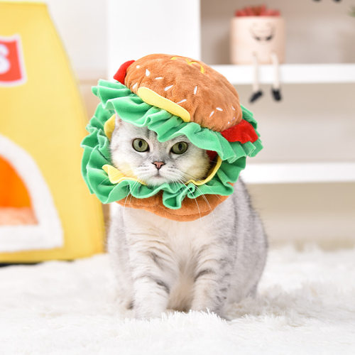 Hamburg Cat Headgear Collar Cap Cat Dog Elizabeth Ring Colla