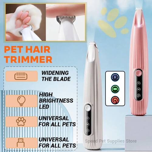New Product Pet Dog Electric Beauty Trimmer with LED Light P
