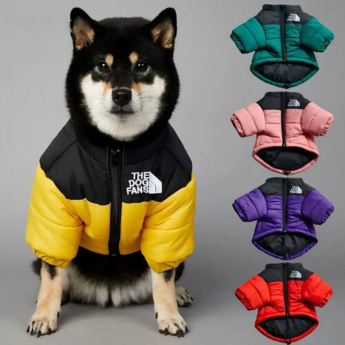 Dog Fans Winter Warm Thick Down Jacket for Small & Medium Do