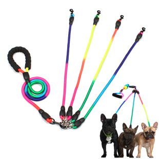 Foam Detachable Rainbow Multi Dogs New Pet Nylon Leash Lead