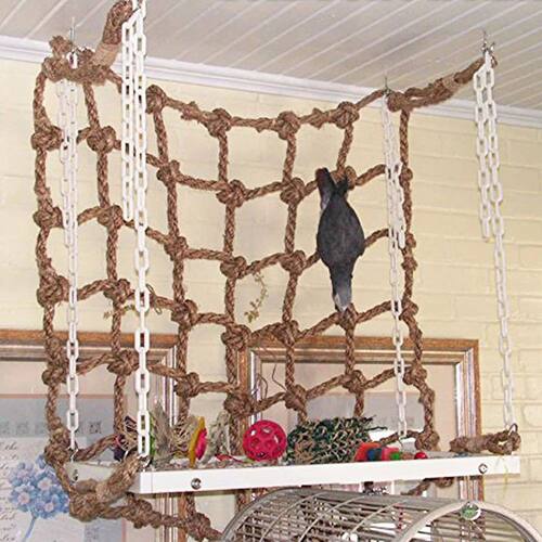 Bird Toy Parrot Rope Climbing Net Bird Supplies Gnawing Toy