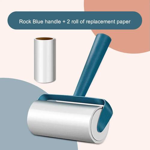 New Tearable Roll Paper Sticky Roller Dust Wiper Pet Hair Cl