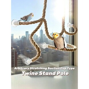Linen Rope DIY Bendable Perch for Birds Non-slip Comfortable
