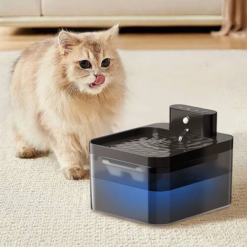 2.2L Wireless Automatic Cat Water Fountain Infrared Sensor S