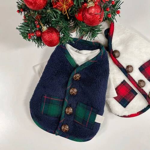 Dog Clothes Winter Dog Cardigan Pet Dog Coat Vest Cat Jacket