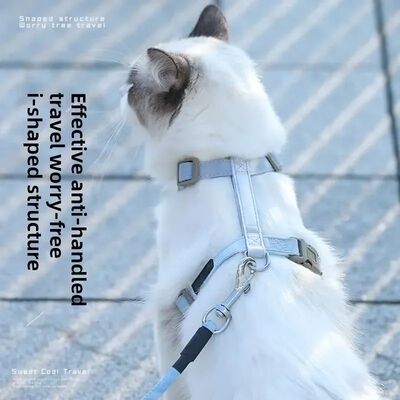 Cat Harness and Leash Set Escape Proof Soft Vest Kitten Harn