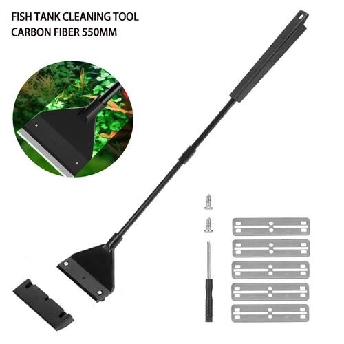 Aquarium cleaning tool fish tank flat sand algae removal dua