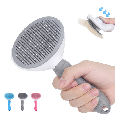 Dog Hair Removal Comb Grooming Brush Stainless Steel Cats Co
