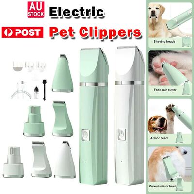 Professional 4-in-1 Electric Pet Grooming Tool Set Dog Hair
