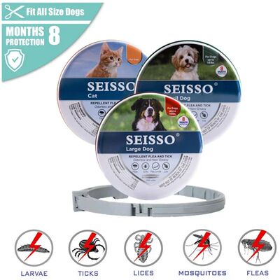Dog Anti Flea And Tick Collars,Pet 8Month Protection Collar