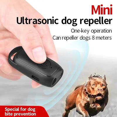 Mini Dog Deterrent Electronic Dog Repeller Ultrasonic Dog Re