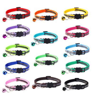 Cat Collar with Bell Cats Necklace Kitten Collar Breakaway