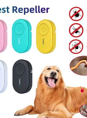 Ultrasonic Deworming Collar Anti Flea Tick Pet Collar Deworm