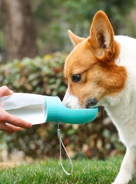500ml Big Dog Water Bottle Portable Drinking Bowl For Small