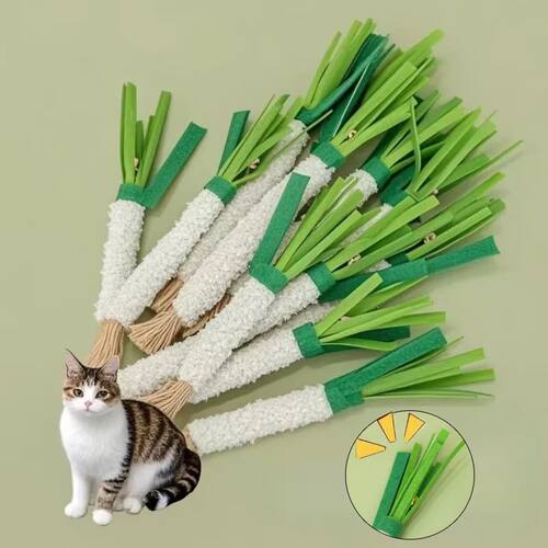 Cat Teaser Toy Interactive Bell Teething Funny Kitten Toy Te
