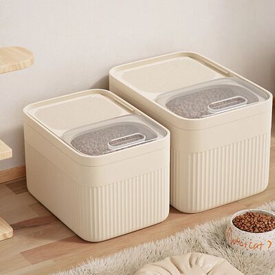Dog Food Storage Container 5/10/15L Large Capacity Transpare