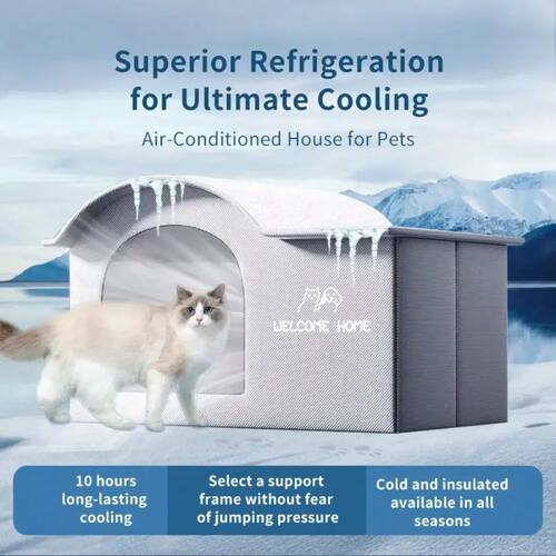 summer small Cat dog Ice House Air Conditioning BED Summer C