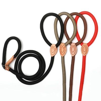 Dog Leash Slip Rope Lead Leash Heavy Duty Braided Rope Loop