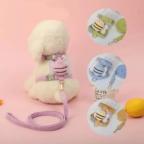 Escape Proof Cat Harness and Leash Set Mesh Dog Harness Vest