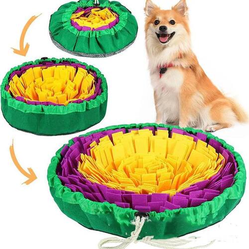 Pet Snuffle Mat for Dogs, Interactive Feed Game for Boredom,